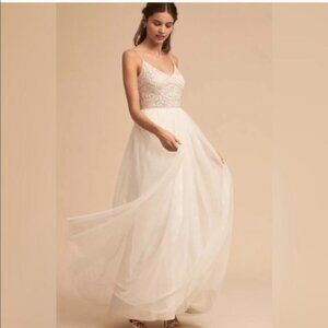 Anthropologie x Adrianna Papell Wedding Dress – Size 2